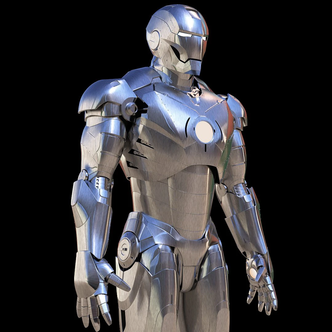 iron man mark 2 3D Model .c4d .max .obj .3ds .fbx .stl .blend 