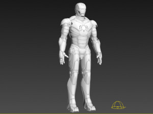 iron man mark 2 3D Model
