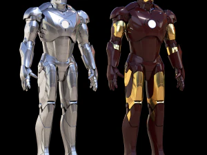 iron man mark 2 and 3 pack 3D Model