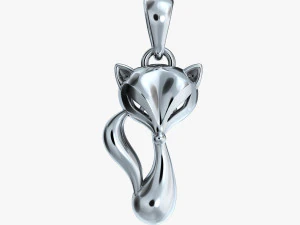 wisiorek lis v1 Model do druku 3D