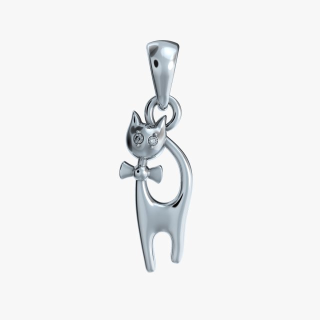 pendant cat v1 3D प्रिंट मॉडल .c4d .max .obj .3ds .fbx .stl .blend 