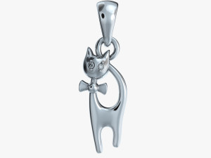 pendant cat v1 3D प्रिंट मॉडल