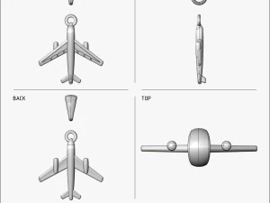 pendant aircraft v1 3D Print Model