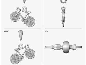 pendant bicycle v1 3D Print Model