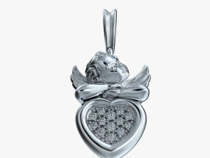 pendant angel v1 3D Print Model