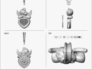 pendant angel v1 3D-printmodel