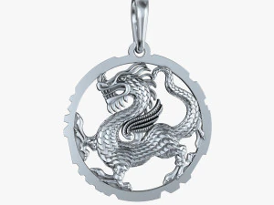 pendant dragon v1 3D Print Model