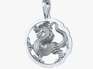 pendant dragon v1 3D 프린트 모델