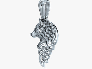 pendant wolf v1 Modelo de Impressão 3D