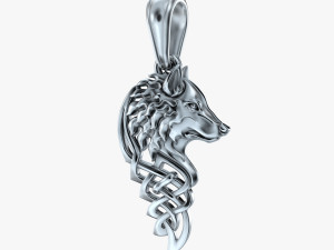 pendant wolf v1 Modelo de Impressão 3D