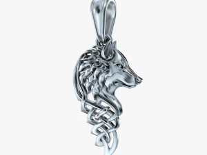 pendant wolf v1 3D Print Model
