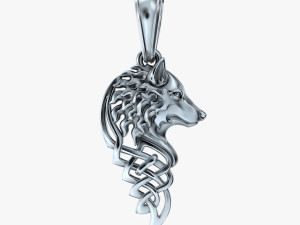 pendant wolf v1 Modelo de Impressão 3D