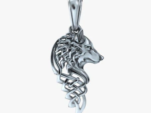pendant wolf v1 3D Print Model