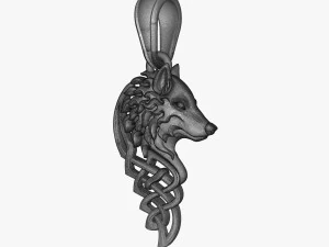 pendant wolf v1 3D Print Model