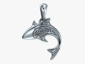 pendant shark v1 3D Print Model