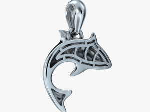 pendant shark v1 3D 프린트 모델