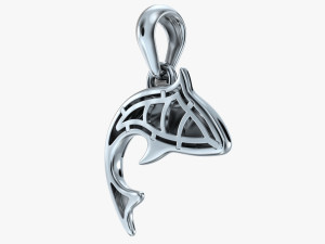 pendant shark v1 3D 프린트 모델