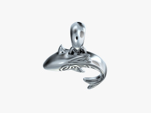 pendant shark v1 3D 프린트 모델