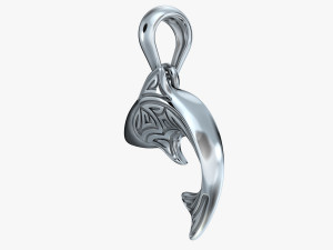 pendant shark v1 3D 프린트 모델