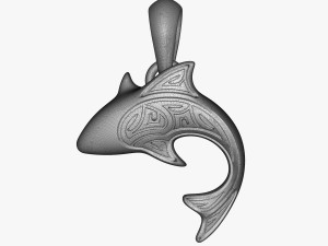 pendant shark v1 3D 프린트 모델