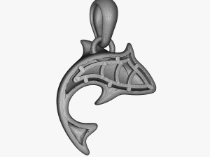 pendant shark v1 3D 프린트 모델