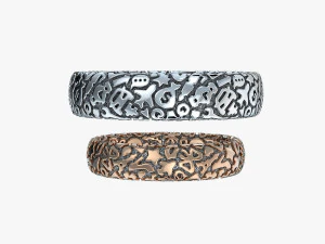 personajes de anillos de boda v1 Modelo de impresión 3D