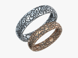 wedding rings characters v1 3D 프린트 모델