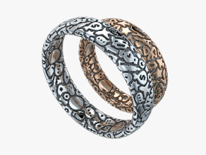 wedding rings characters v1 3D 프린트 모델