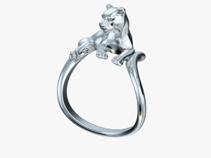 ring lioness v1 3D प्रिंट मॉडल