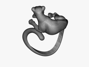 ring lioness v1 3D प्रिंट मॉडल