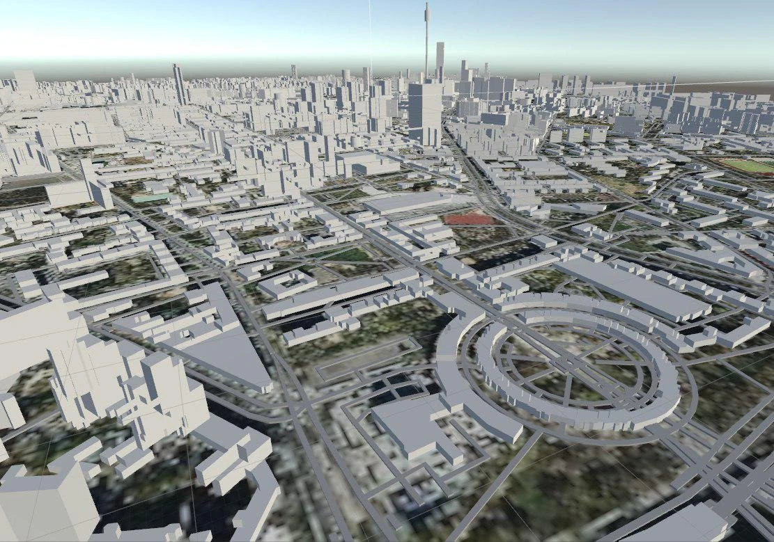 berlin city 3D Model .c4d .max .obj .3ds .fbx .stl .blend 