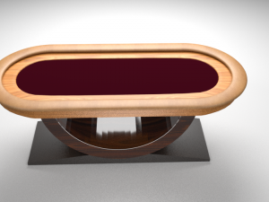 poker table 3D 模型