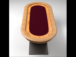 poker table 3D 模型