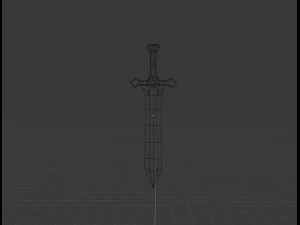 काल्पनिक तलवार 2 3D मॉडल