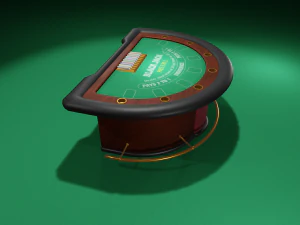 tavolo del blackjack Modello 3D