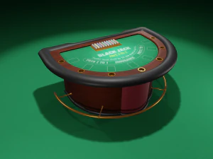 tavolo del blackjack Modello 3D