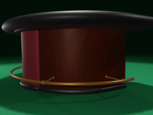 blackjack table Modelo 3D