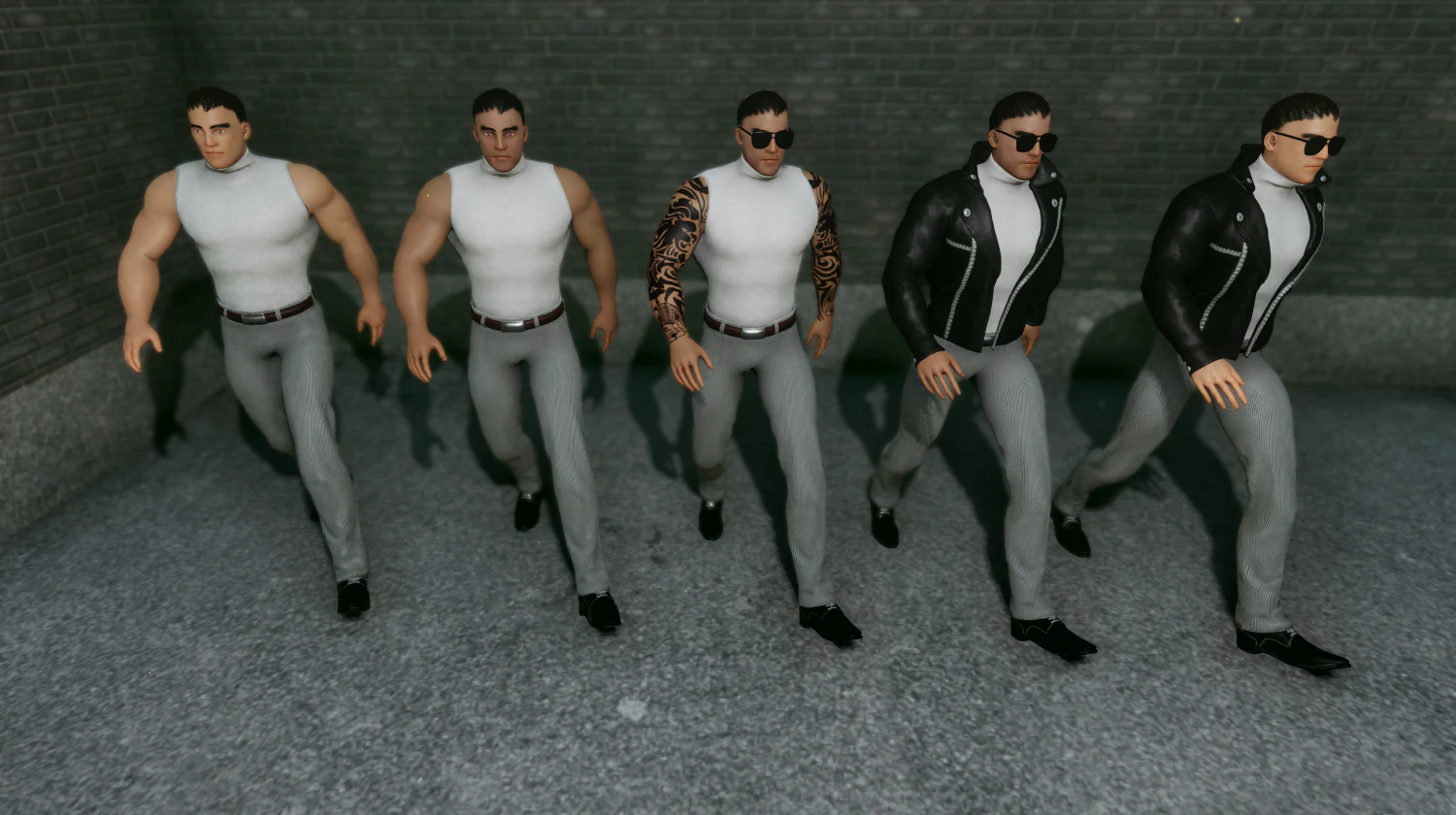mafia men - yakuza boss 3D Model .c4d .max .obj .3ds .fbx .stl .blend 