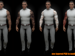 mafia men - yakuza boss Modello 3D