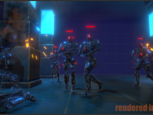 elite assault droid 3D-Modell