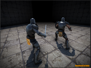 medieval armored soldier Modello 3D