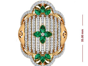 cocktail ring for ladies 3D Модель