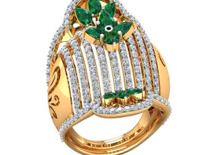 cocktail ring for ladies 3D Model