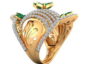 cocktail ring for ladies 3D Model