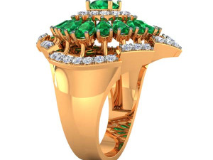 cocktail ring for ladies 3D Модель
