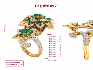 cocktail ring for ladies 3D Model