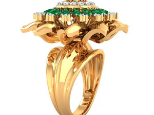 cocktail ring for ladies 3D Model
