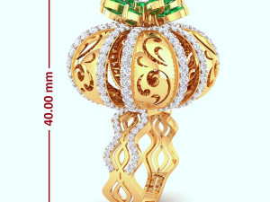 cocktail ring for ladies 3D Model