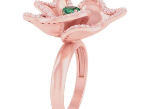 cocktail ring for ladies 3D Model