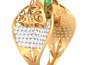 cocktail ring for ladies 3D Model